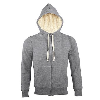 SOLS Sherpa Unisex Zip-Up Hooded Sweatshirt / Hoodie
