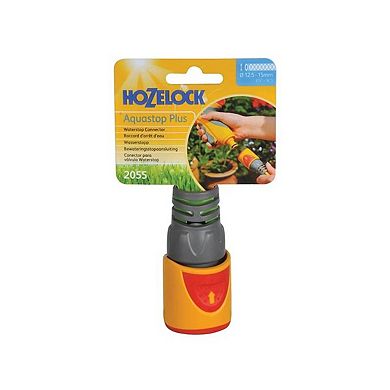 Hozelock 2055 Aquastop Plus Hose Connector For 12.5-15mm (1/2-5/8in) Hose