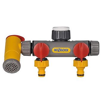 Hozelock 2250 Flowmax 3-way Tap Connector 1/2 - 1 in Bsp