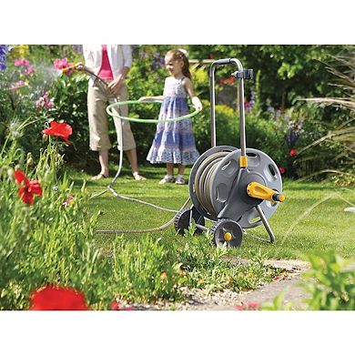 Hozelock 60m Assembled Hose Cart + Hose