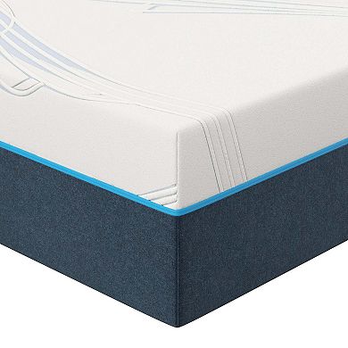 Nautica Exhilirate 12" Cooling Air Flow Gel Memory Foam Mattress, Medium Firm Comfort