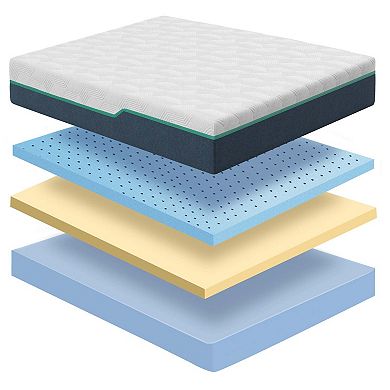 Nautica Invigorate 10" Cooling Air Flow Gel Memory Foam Mattress