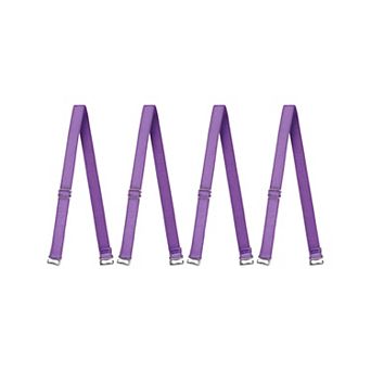 2 Pair 10/12/15/18/20mm Width Stretchable Shoulder Bra Straps Adjustable Elastic Straps for Women