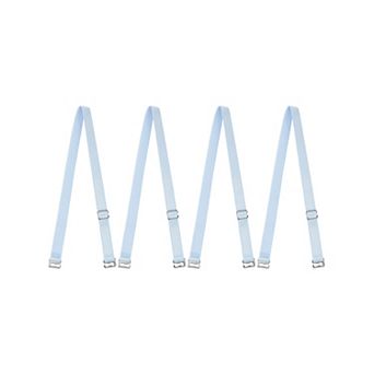 2 Pair 10/12/15/18/20mm Width Stretchable Shoulder Bra Straps Adjustable Elastic Straps for Women