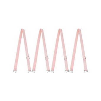 2 Pair 10/12/15/18/20mm Width Stretchable Shoulder Bra Straps Adjustable Elastic Straps for Women