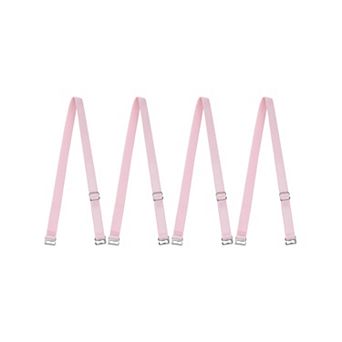 2 Pair 10/12/15/18/20mm Width Stretchable Shoulder Bra Straps Adjustable Elastic Straps for Women