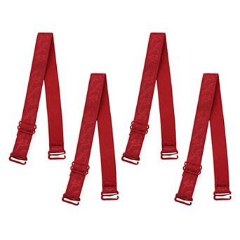 2 Pair 10/12/15/18/20mm Width Stretchable Shoulder Bra Straps Adjustable Elastic Straps for Women