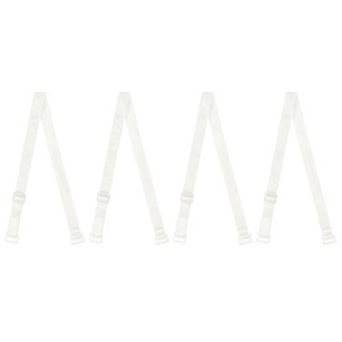 2 Pair 10/12/15/18/20mm Width Stretchable Shoulder Bra Straps Adjustable Elastic Straps for Women