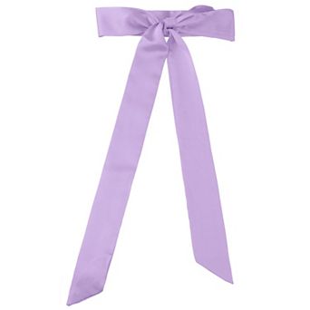 Women Skinny Scarf Solid Color Pure Long Scarves Neckerchief