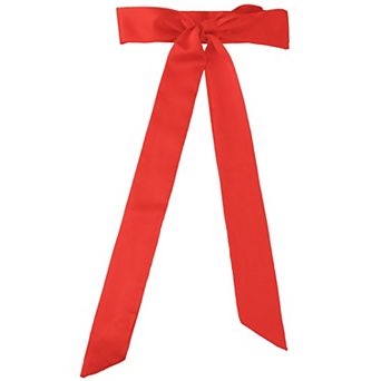 Women Skinny Scarf Solid Color Pure Long Scarves Neckerchief