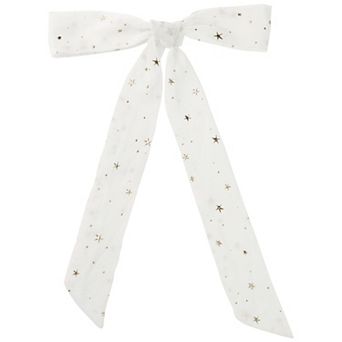 Women Gilding Metallic Shiny Star Scarves Skinny Long Ribbon Hair Band Neck Scarf Neckerchief