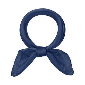 Women Solid Satin Scarves Small Square Silky Kerchief Neck Scarf Neckerchief