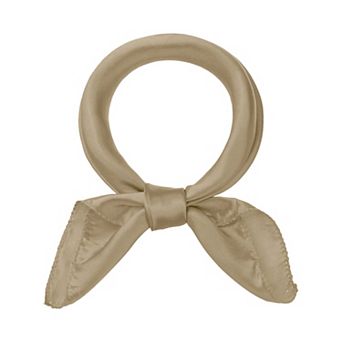 Women Solid Satin Scarves Small Square Silky Kerchief Neck Scarf Neckerchief