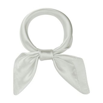 Women Solid Satin Scarves Small Square Silky Kerchief Neck Scarf Neckerchief
