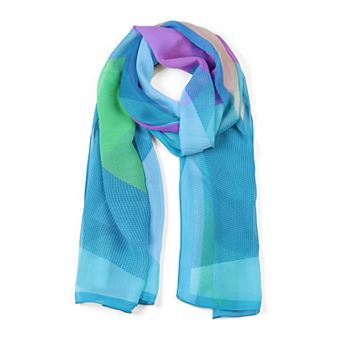 Chiffon Shawls Long Geometric Style Beach Scarf Swimwear Wrap Scarves for Women