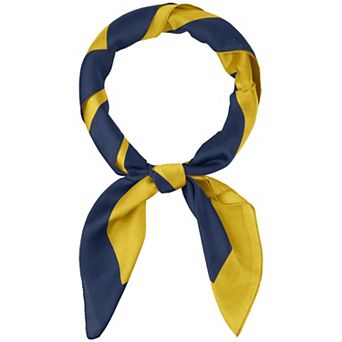 Women Contrast Color Large Scarf Satin Silk Feeling Square Neckerchief Head Wrap Bandanas