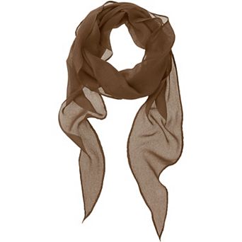 Women Plain Large Scarves, Solid Rhombus Wrinkle Neck Scarf Beach Gauze Wrap Shawl for Men Women