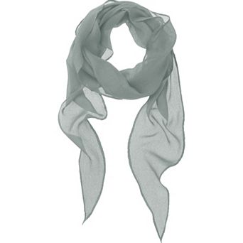 Women Plain Large Scarves, Solid Rhombus Wrinkle Neck Scarf Beach Gauze Wrap Shawl for Men Women