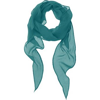 Women Plain Large Scarves, Solid Rhombus Wrinkle Neck Scarf Beach Gauze Wrap Shawl for Men Women