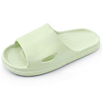 Women's Cloud Sliders Non-Slip Slippers Unisex Flip Flops for Shower Bathroom Pool Slippers