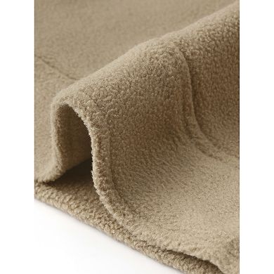 Zip Up Fleece Jacket for Women's Warm Long Sleeve Funnel Neck Casual Jacket with Pockets