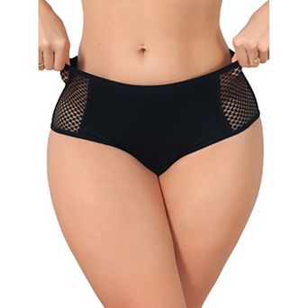 Women's High Waisted Briefs Tummy Control Panties Slimming Underwear Breathable Mesh Panty