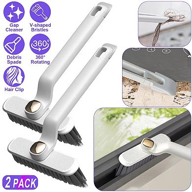 2-Pack Rotating Crevice Cleaning Brush