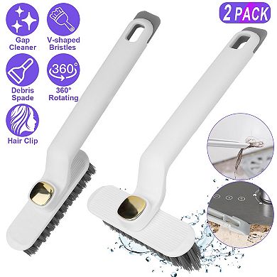 2-Pack Rotating Crevice Cleaning Brush