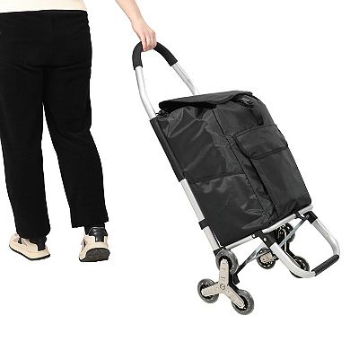 Shopping Trolley with Wheels,Removable Shopping Oxford Waterproof Bag