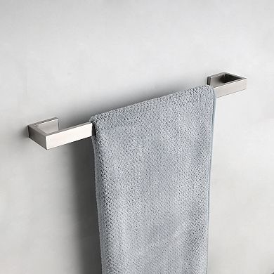 4- Piece Brushed Nickel Stainless Steel Bathroom Hardware Set