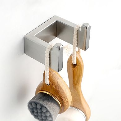 4- Piece Brushed Nickel Stainless Steel Bathroom Hardware Set