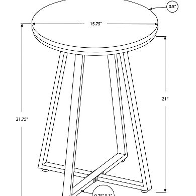 Modern Contemporary Black Metal Table