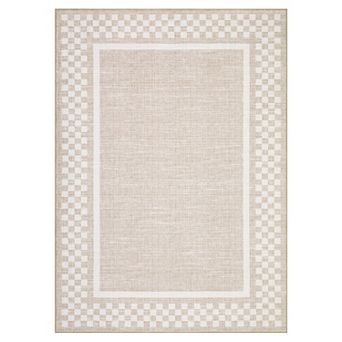 Fashionwu Solid Soft Rug Modern Border Floor Carpet for Living Room Washable Non Slip Foldable Mats