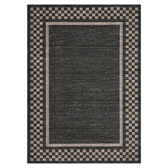 Fashionwu Solid Soft Rug Modern Border Floor Carpet for Living Room Washable Non Slip Foldable Mats
