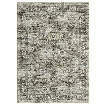 Fashionwu Vintage Rug for Apartment Soft Floor Carpet Washable Non Slip Mats for Farmhouse Decor