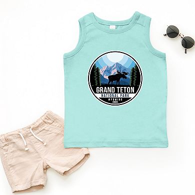 Grand Teton National Park Badge - Toddler Graphic Tank