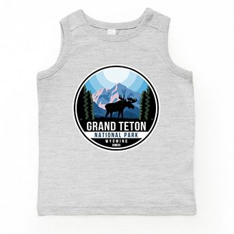 Grand Teton National Park Badge - Toddler Graphic Tank