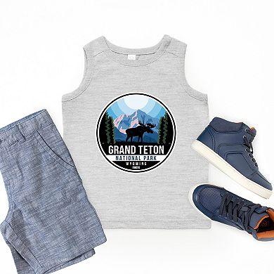 Grand Teton National Park Badge - Youth Tank Top