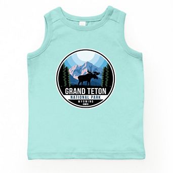 Grand Teton National Park Badge - Youth Tank Top