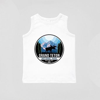 Grand Teton National Park Badge - Youth Tank Top