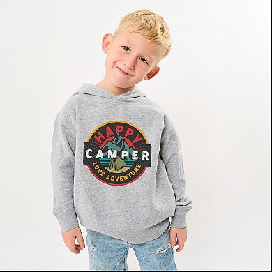 Happy Camper Badge - Toddler Hoodie