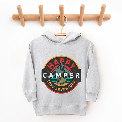 Happy Camper Badge - Toddler Hoodie