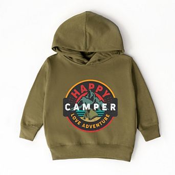Happy Camper Badge - Toddler Hoodie