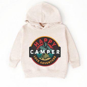 Happy Camper Badge - Toddler Hoodie