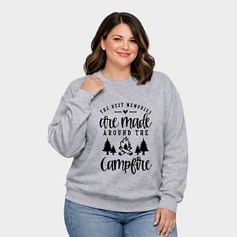 The Best Memories - Women's Plus Sized Graphic Sweatshirt