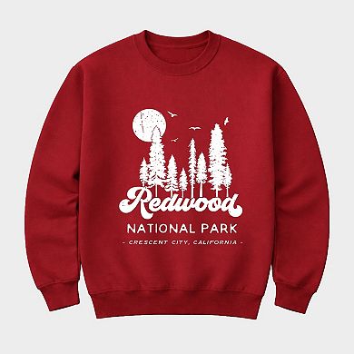 Vintage Redwood National Park - Men's Graphic Sweatshirt