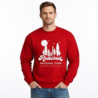 Vintage Redwood National Park - Men's Graphic Sweatshirt