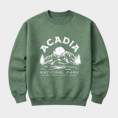 Vintage Acadia National Park - Men's Graphic Sweatshirt