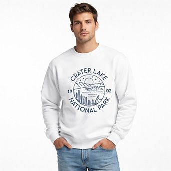 Crater Lake National Park - Men's Graphic Sweatshirt