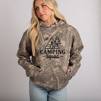 Camping Squad Tent - Camo Hoodie